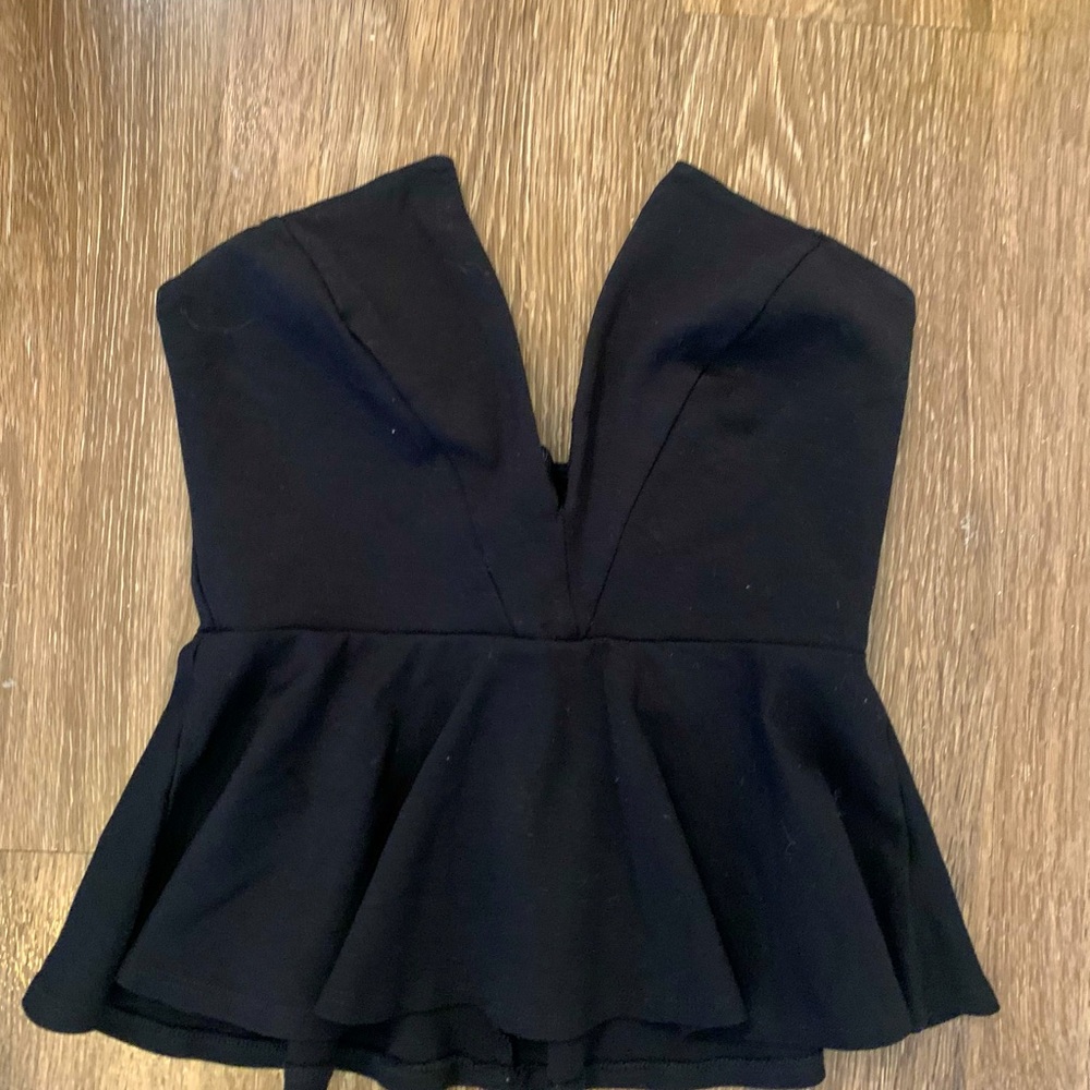 Akira Chicago Red Label strapless top